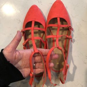 Old Navy Strappy Coral Flats